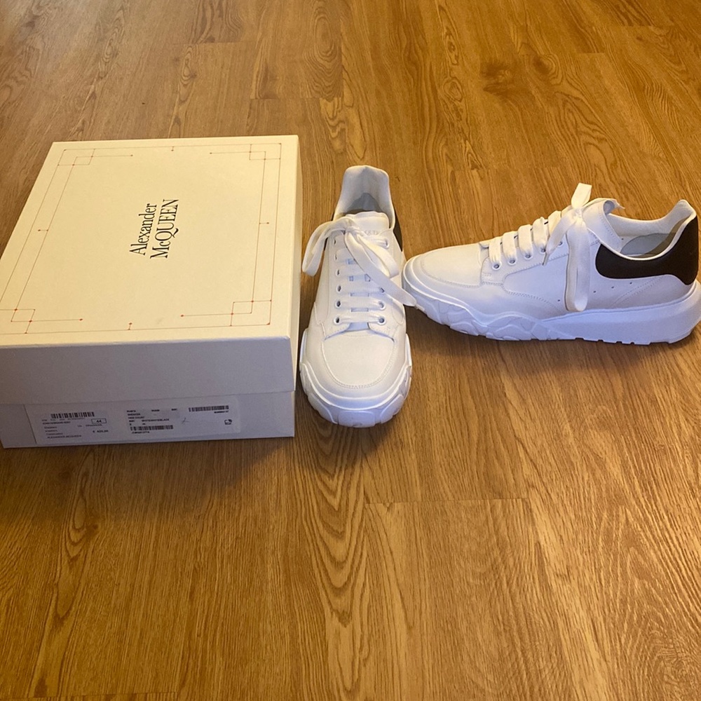 Alexander McQueen Mens Court Trainer Sneakers size 44